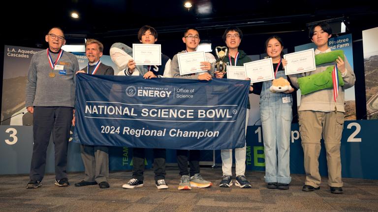 Education Outreach - Science Bowl - 1st Place Buzzer Competition winners North Hollywood High School