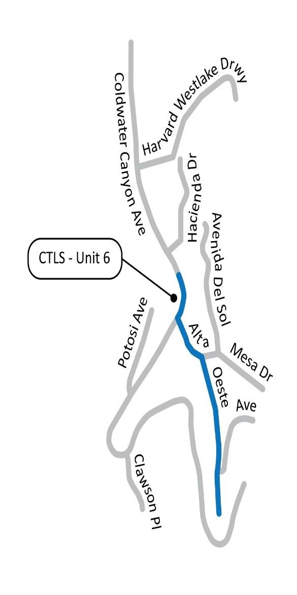 City Trunk Line South – Unit 6 project map